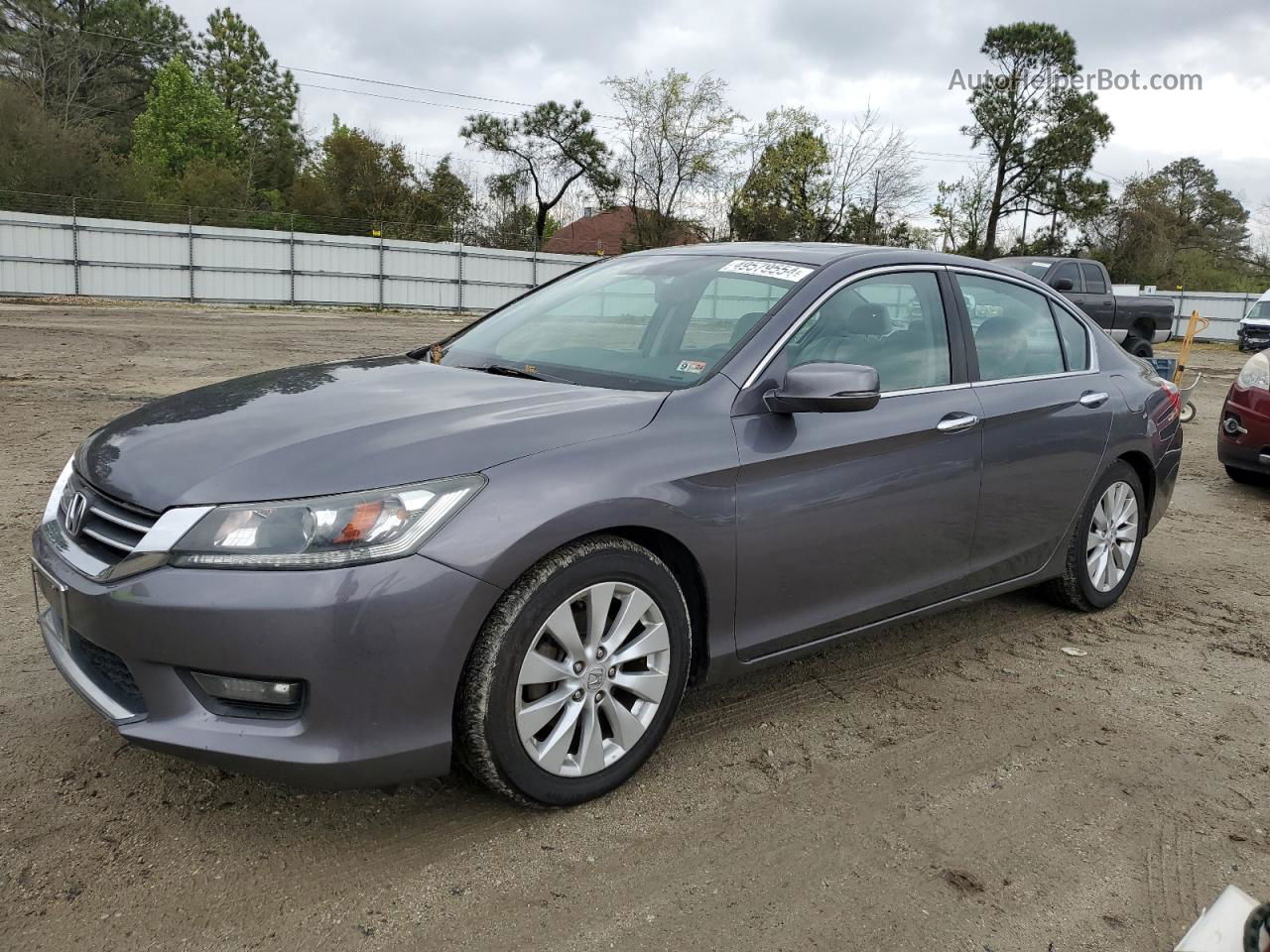 2014 Honda Accord Exl Gray vin: 1HGCR2F84EA192926