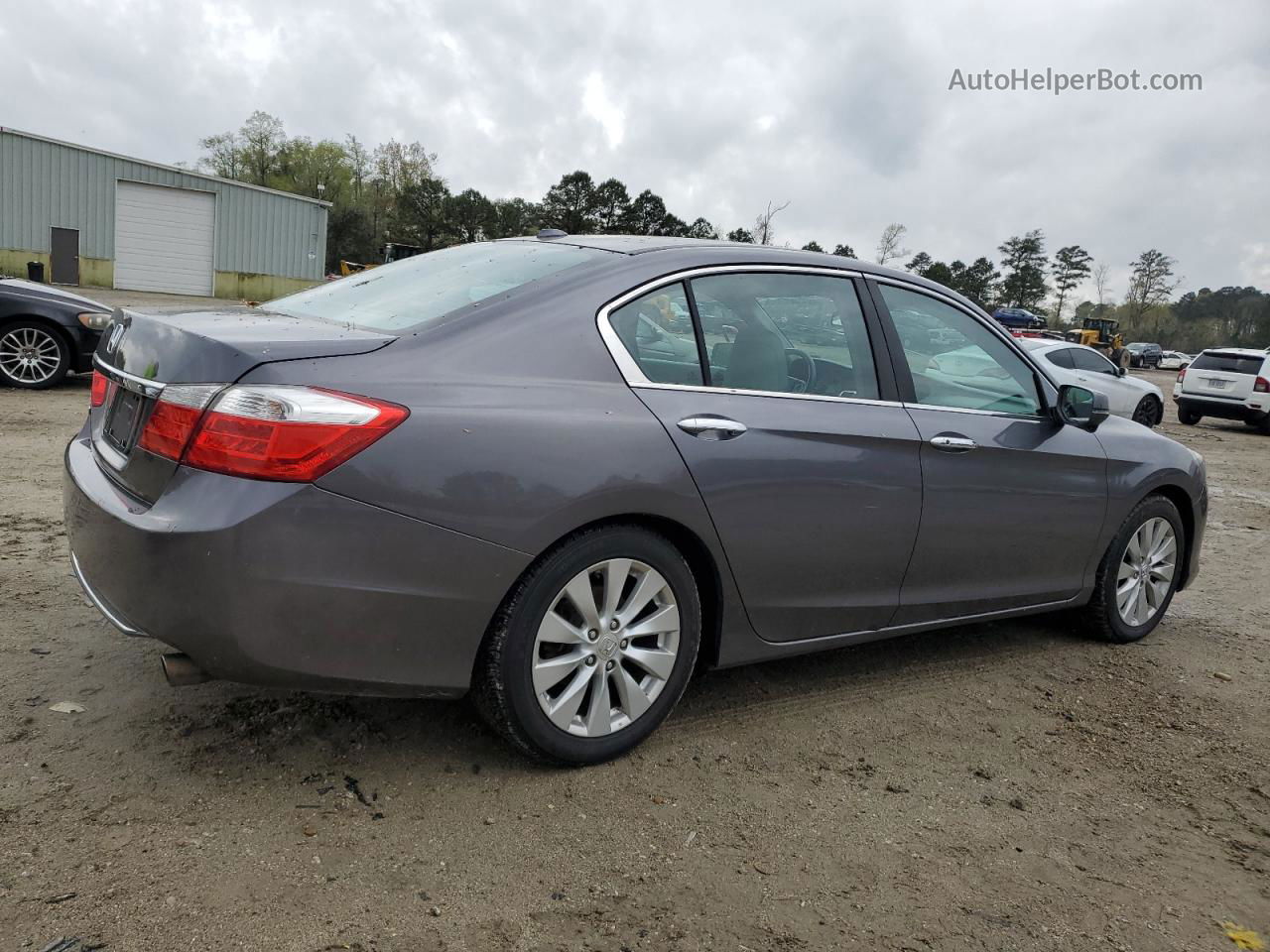 2014 Honda Accord Exl Gray vin: 1HGCR2F84EA192926