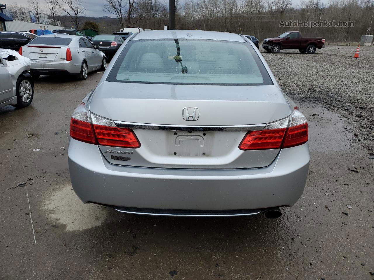 2014 Honda Accord Exl Silver vin: 1HGCR2F84EA213869