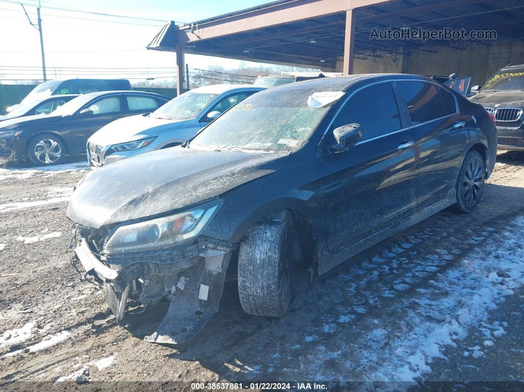 2014 Honda Accord Ex-l Black vin: 1HGCR2F84EA302146