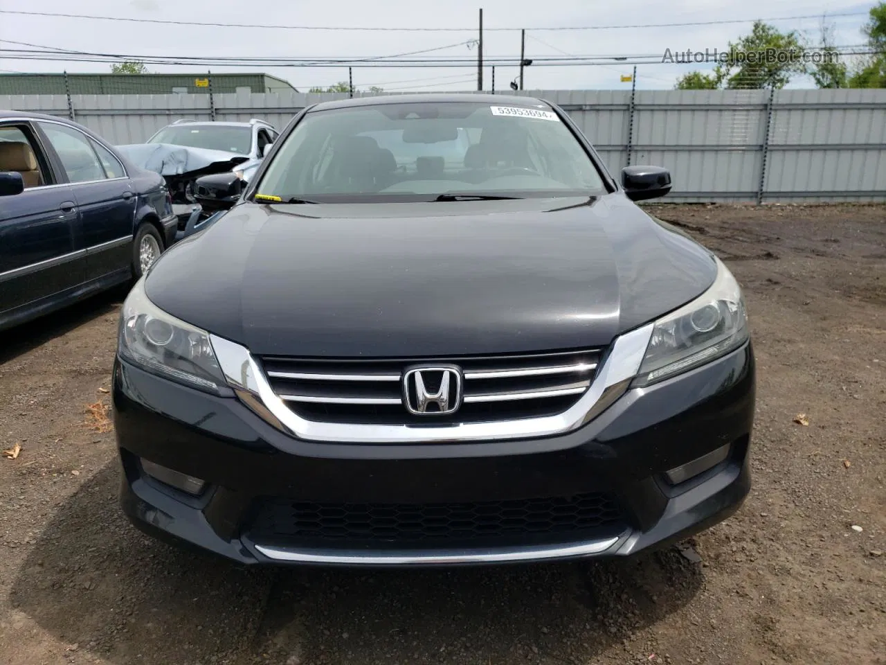 2015 Honda Accord Exl Black vin: 1HGCR2F84FA030036