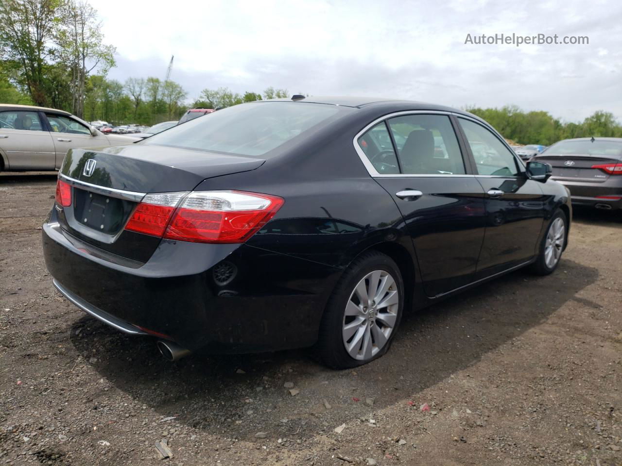 2015 Honda Accord Exl Black vin: 1HGCR2F84FA030036