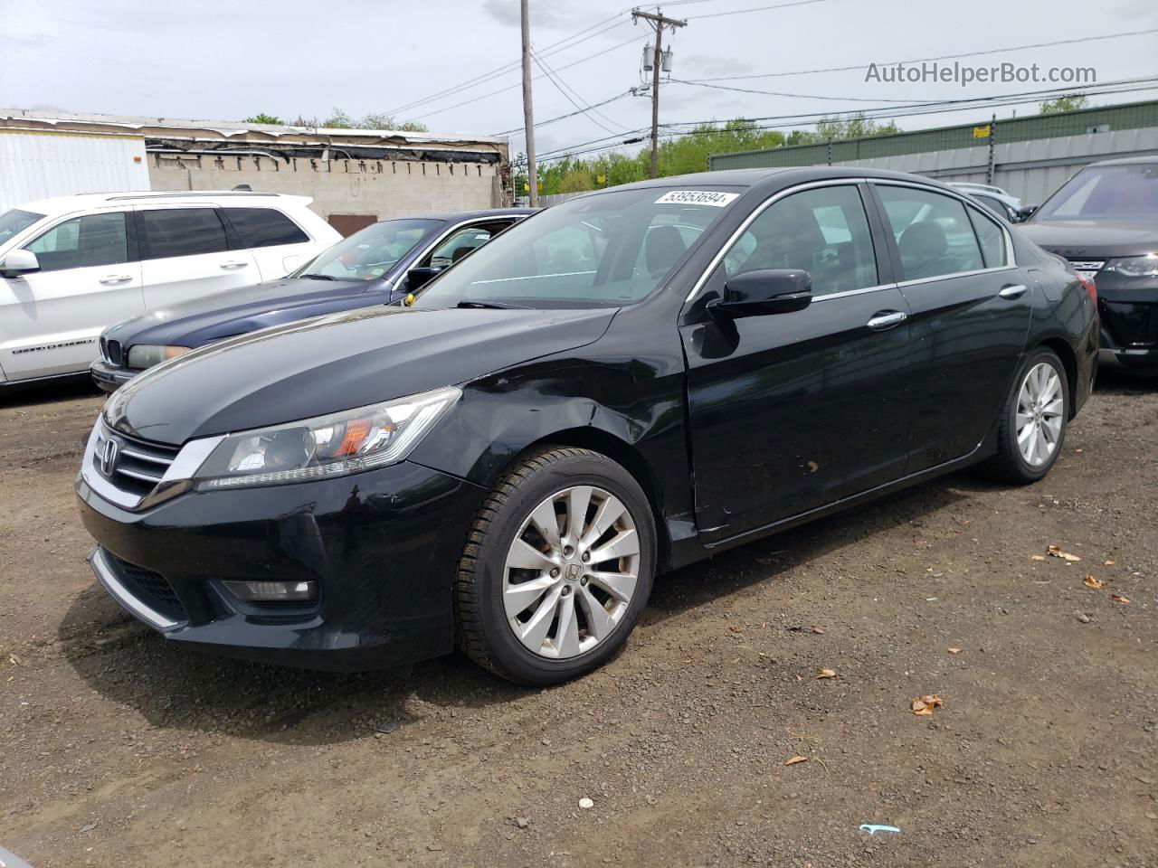 2015 Honda Accord Exl Black vin: 1HGCR2F84FA030036