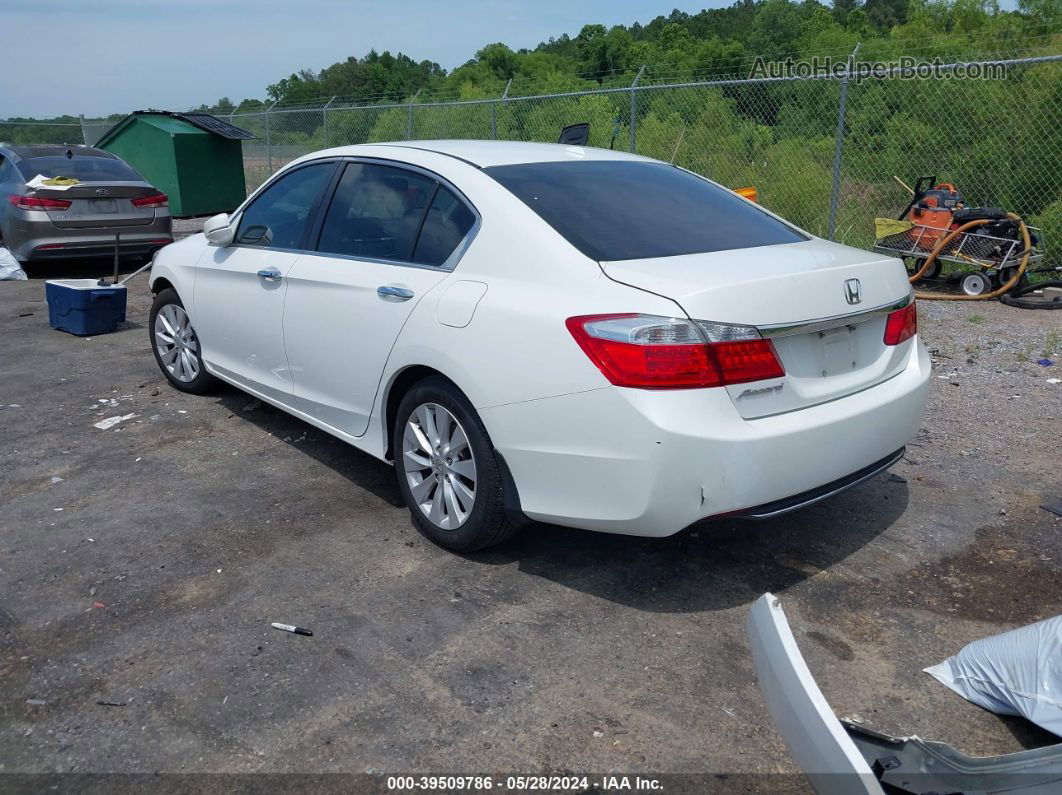 2015 Honda Accord Ex-l White vin: 1HGCR2F84FA197965