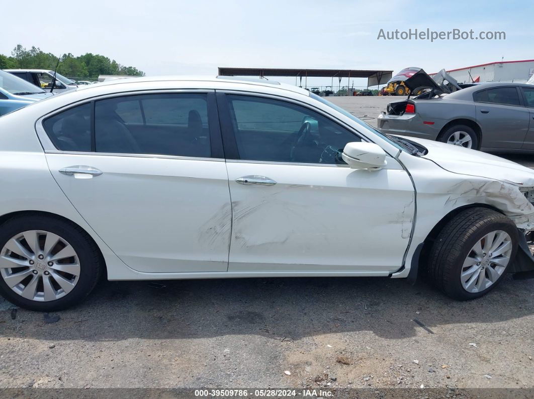 2015 Honda Accord Ex-l White vin: 1HGCR2F84FA197965