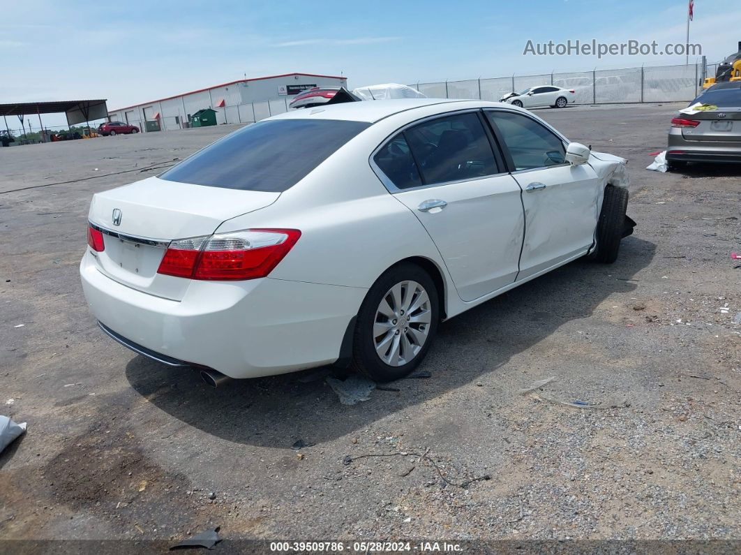 2015 Honda Accord Ex-l White vin: 1HGCR2F84FA197965