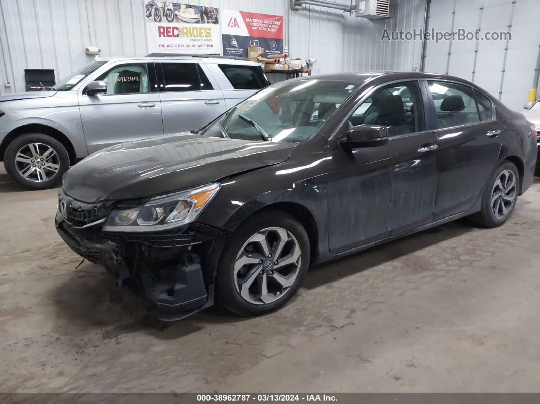 2016 Honda Accord Ex-l Brown vin: 1HGCR2F84GA011066