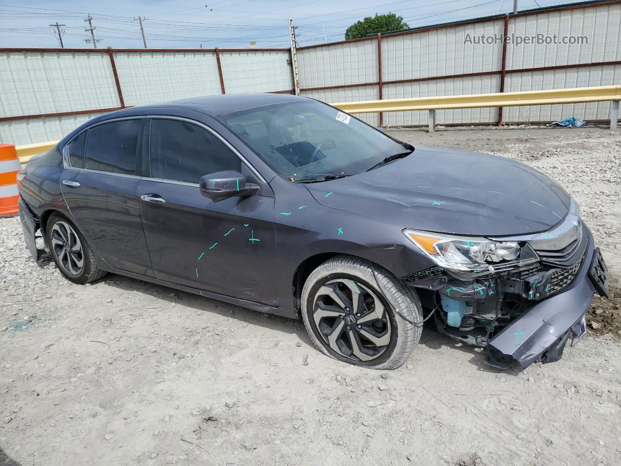 2016 Honda Accord Exl Charcoal vin: 1HGCR2F84GA103701