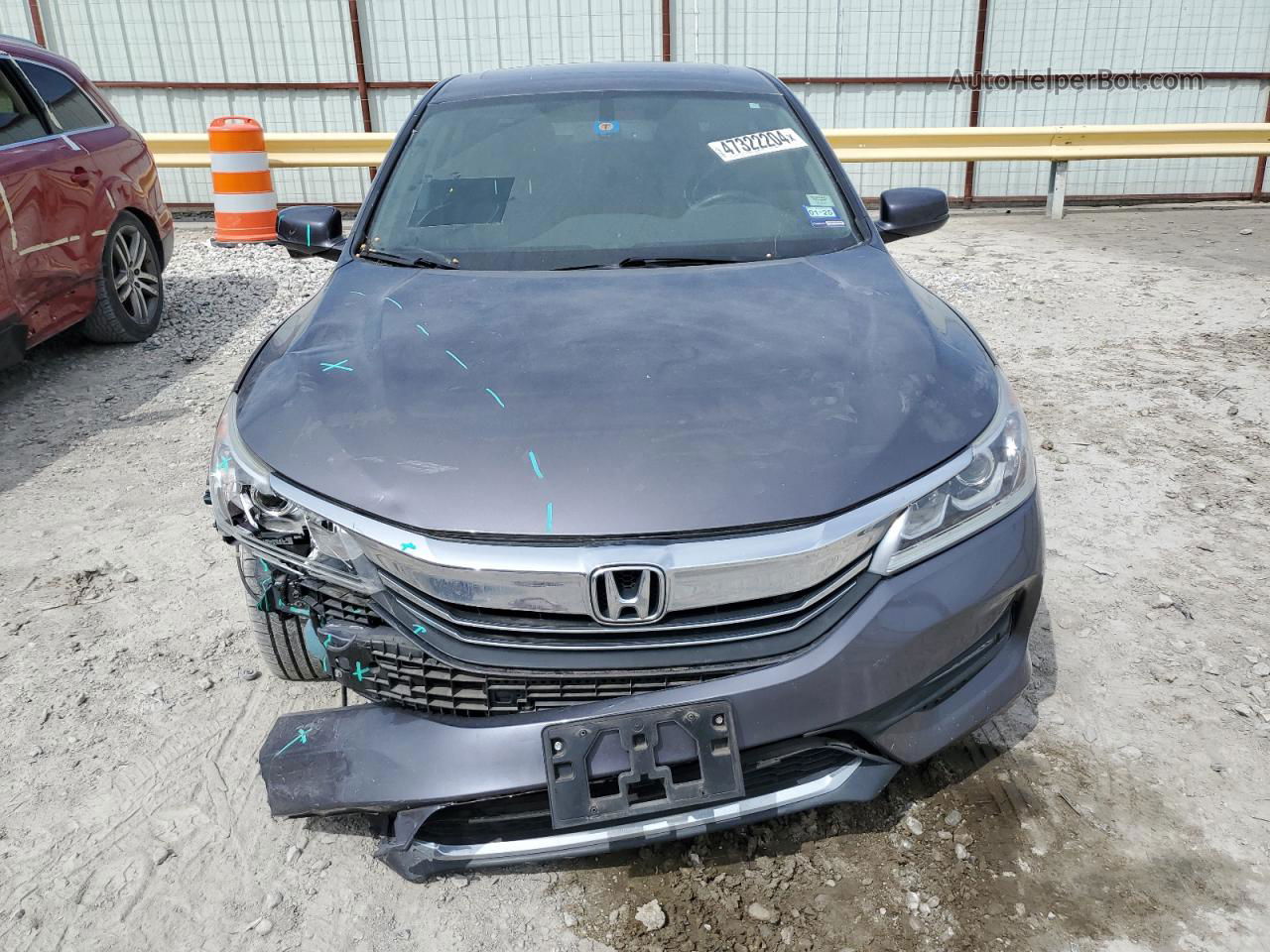 2016 Honda Accord Exl Угольный vin: 1HGCR2F84GA103701