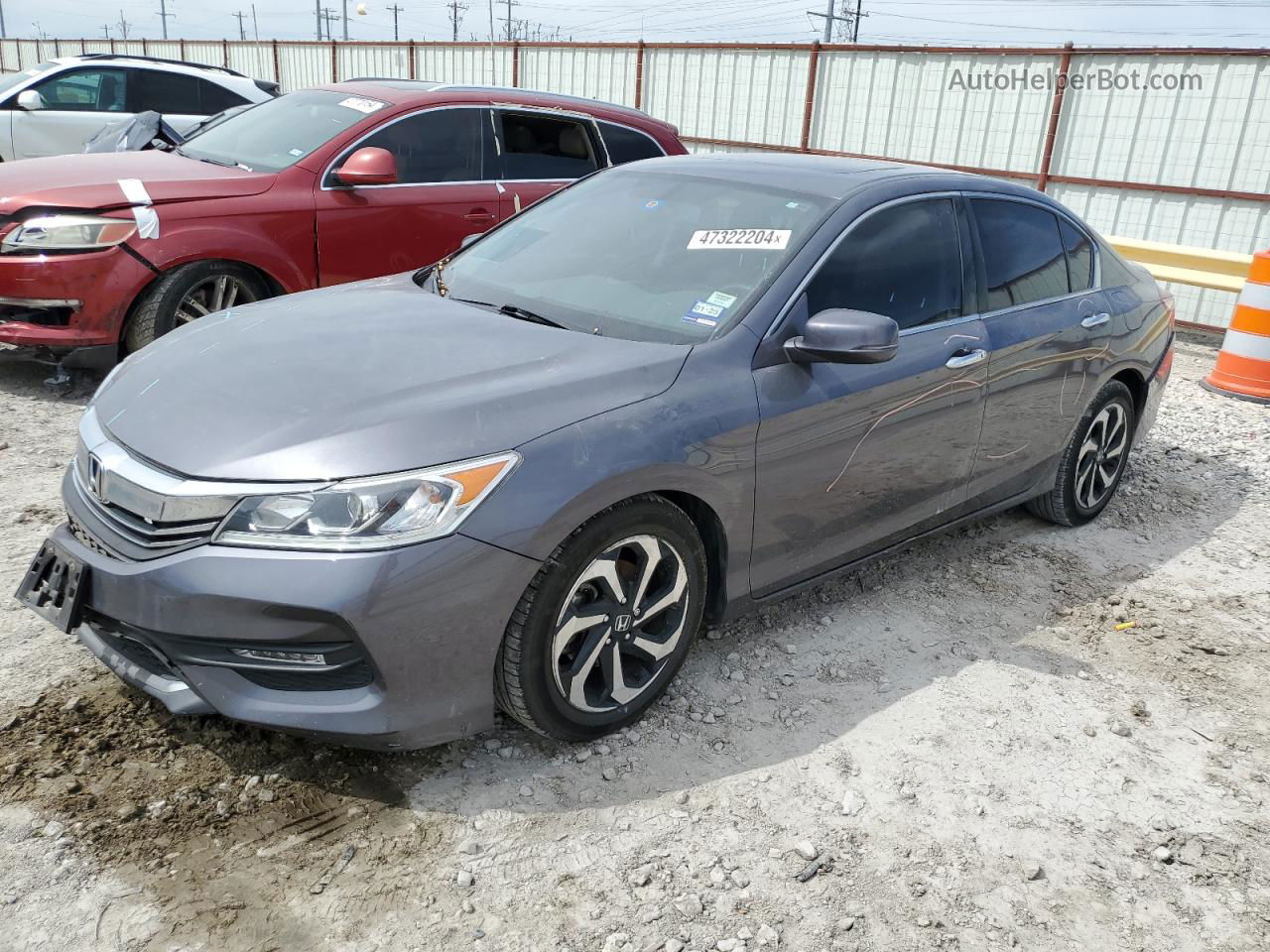 2016 Honda Accord Exl Charcoal vin: 1HGCR2F84GA103701