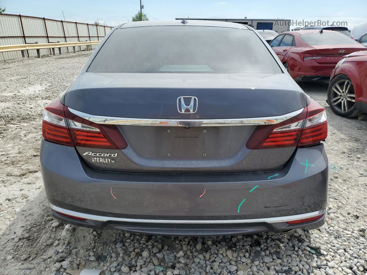 2016 Honda Accord Exl Charcoal vin: 1HGCR2F84GA103701