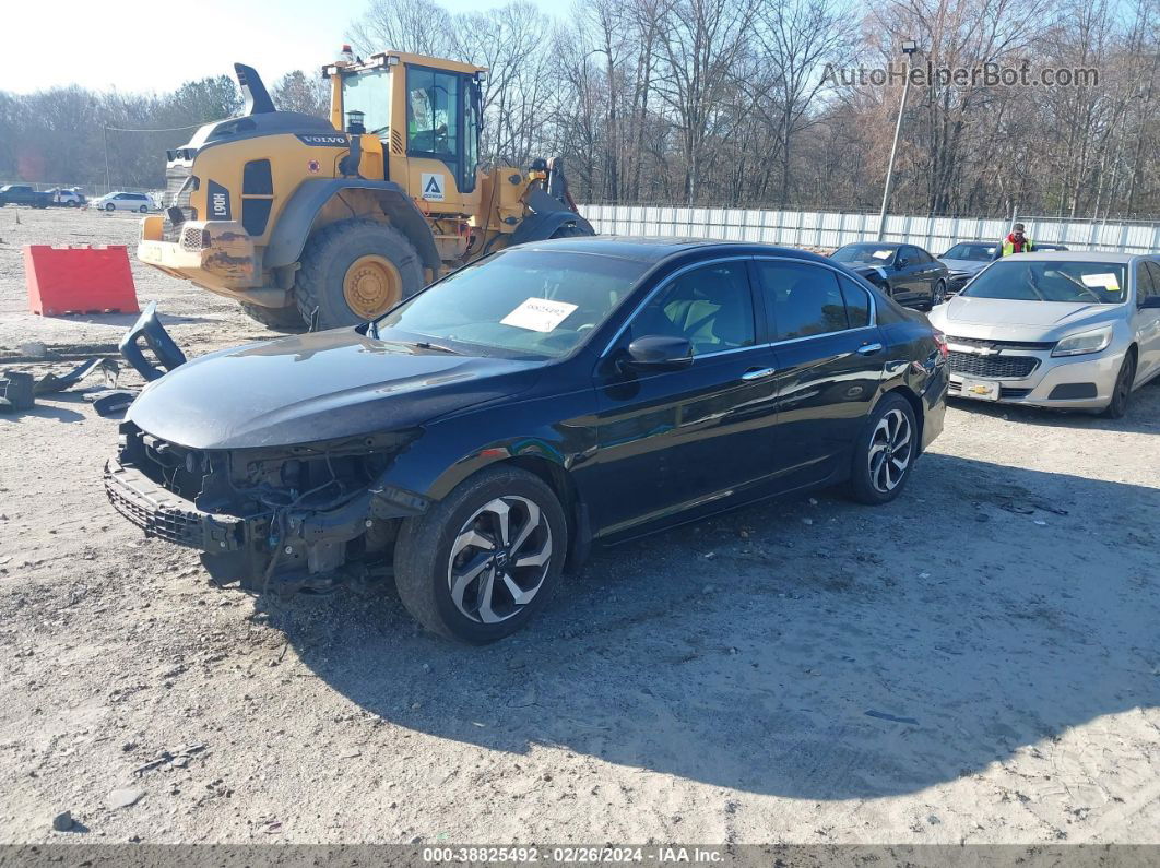 2016 Honda Accord Ex-l Black vin: 1HGCR2F84GA123012