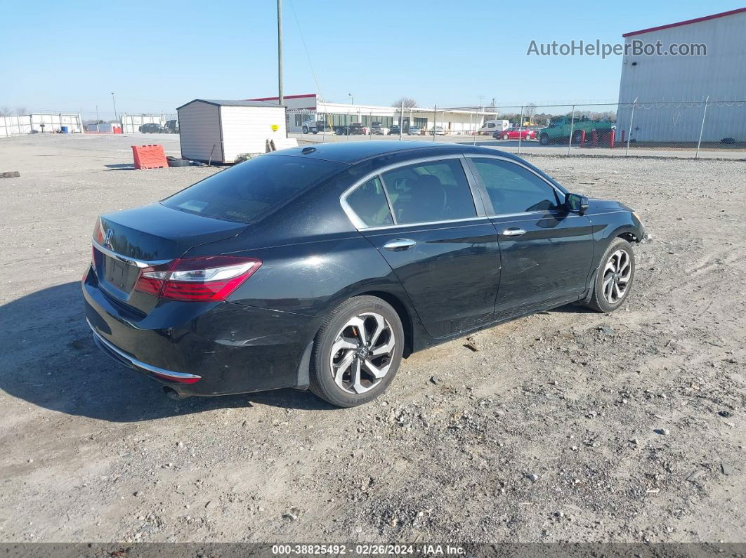 2016 Honda Accord Ex-l Black vin: 1HGCR2F84GA123012