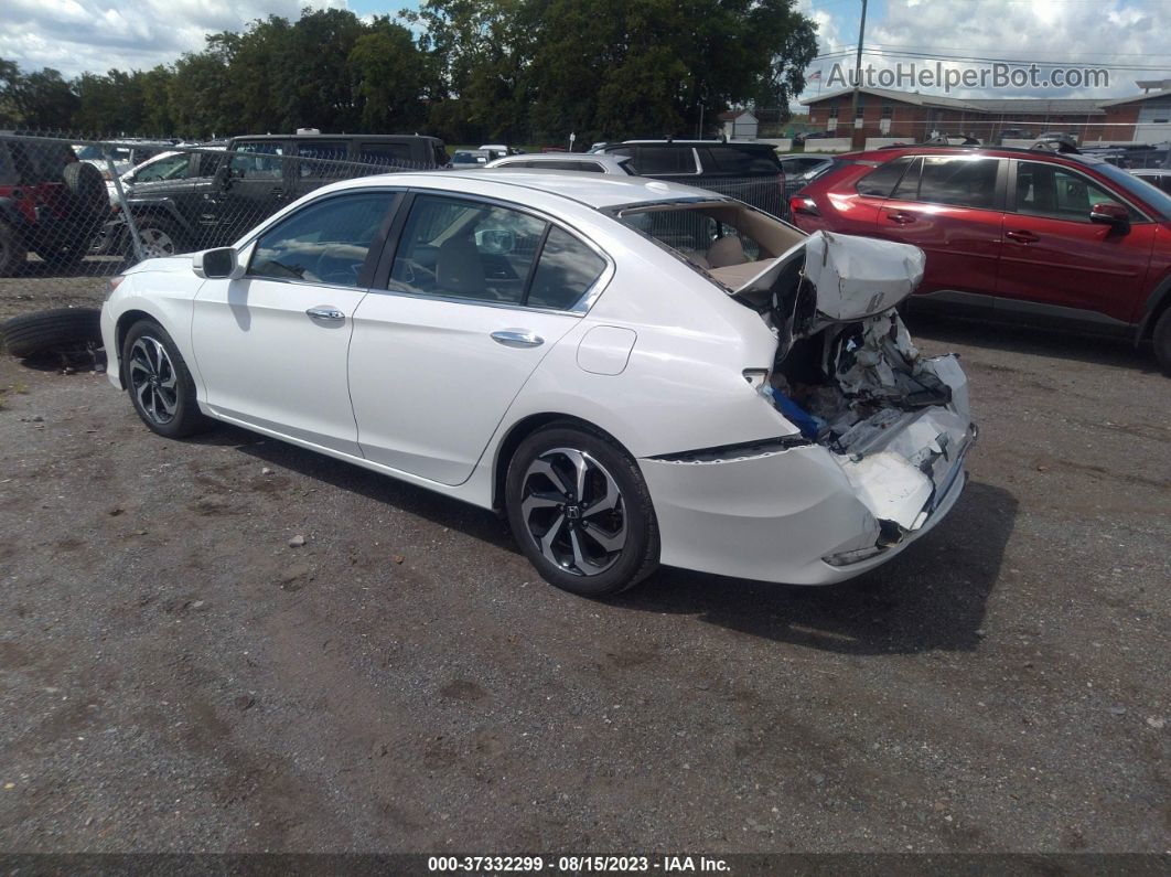 2017 Honda Accord Sedan Ex-l White vin: 1HGCR2F84HA012395