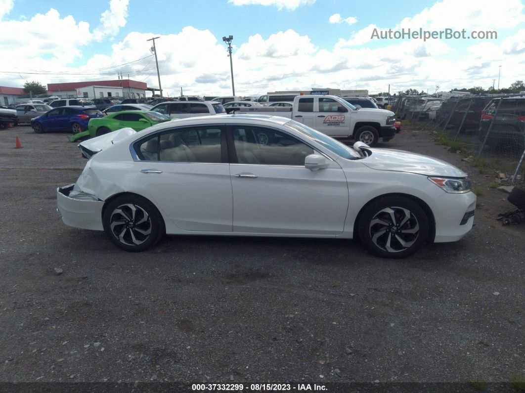 2017 Honda Accord Sedan Ex-l White vin: 1HGCR2F84HA012395