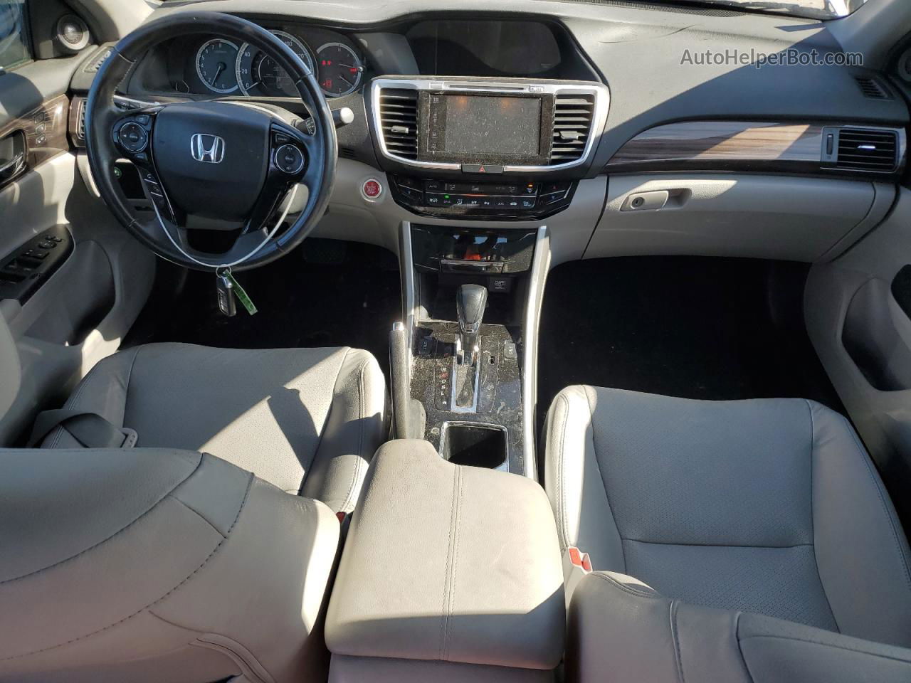 2017 Honda Accord Exl Серый vin: 1HGCR2F84HA015863