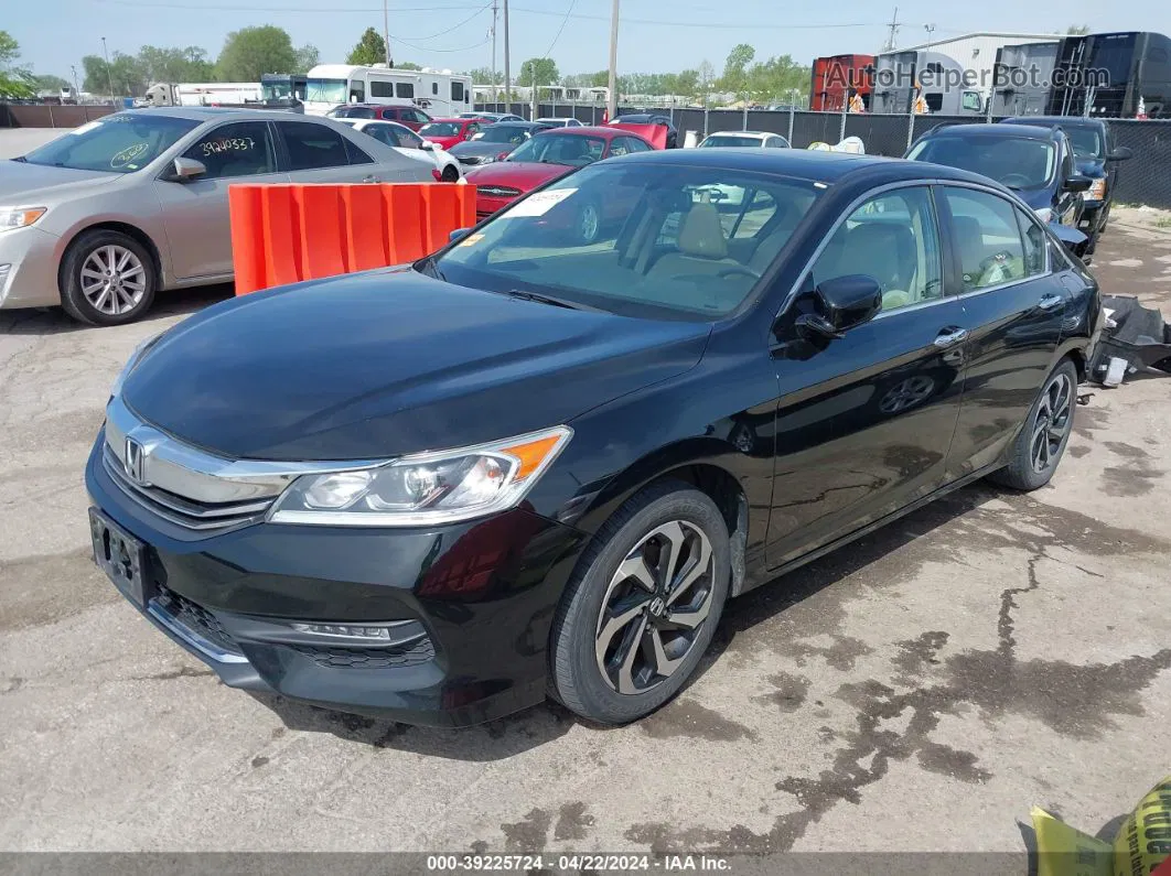 2017 Honda Accord Ex-l Черный vin: 1HGCR2F84HA185723