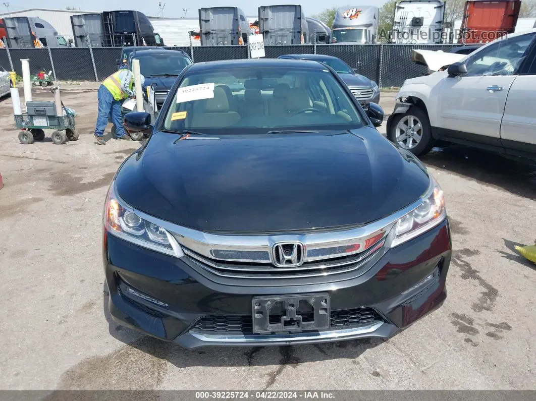 2017 Honda Accord Ex-l Black vin: 1HGCR2F84HA185723