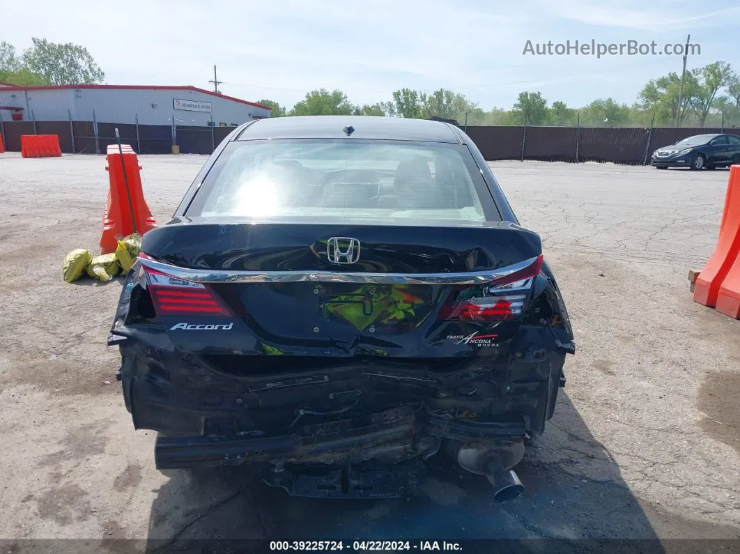 2017 Honda Accord Ex-l Черный vin: 1HGCR2F84HA185723