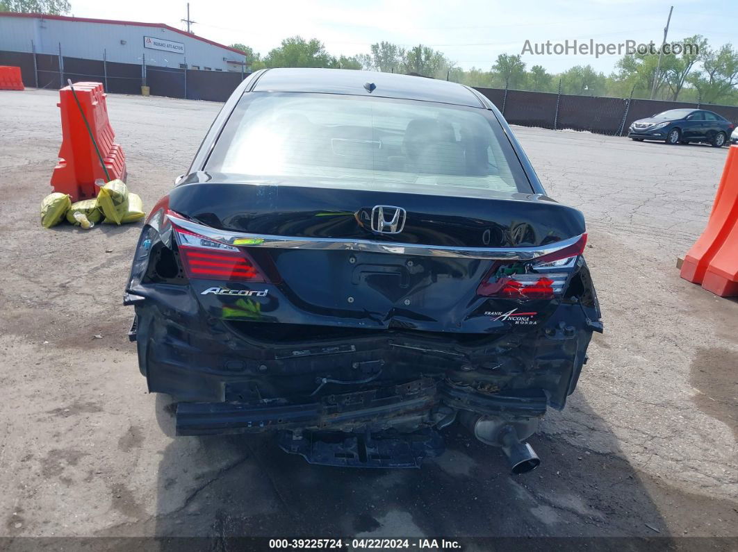 2017 Honda Accord Ex-l Черный vin: 1HGCR2F84HA185723