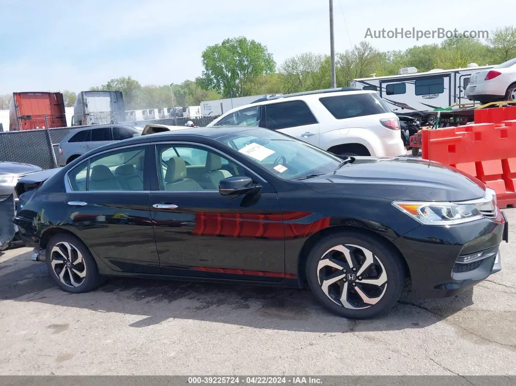 2017 Honda Accord Ex-l Black vin: 1HGCR2F84HA185723