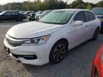 2017 Honda Accord Exl White vin: 1HGCR2F84HA224214