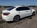 2017 Honda Accord Exl White vin: 1HGCR2F84HA224214