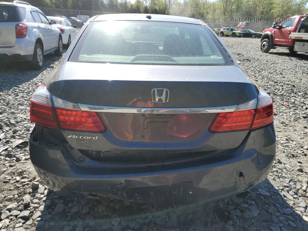 2014 Honda Accord Exl Gray vin: 1HGCR2F85EA004303