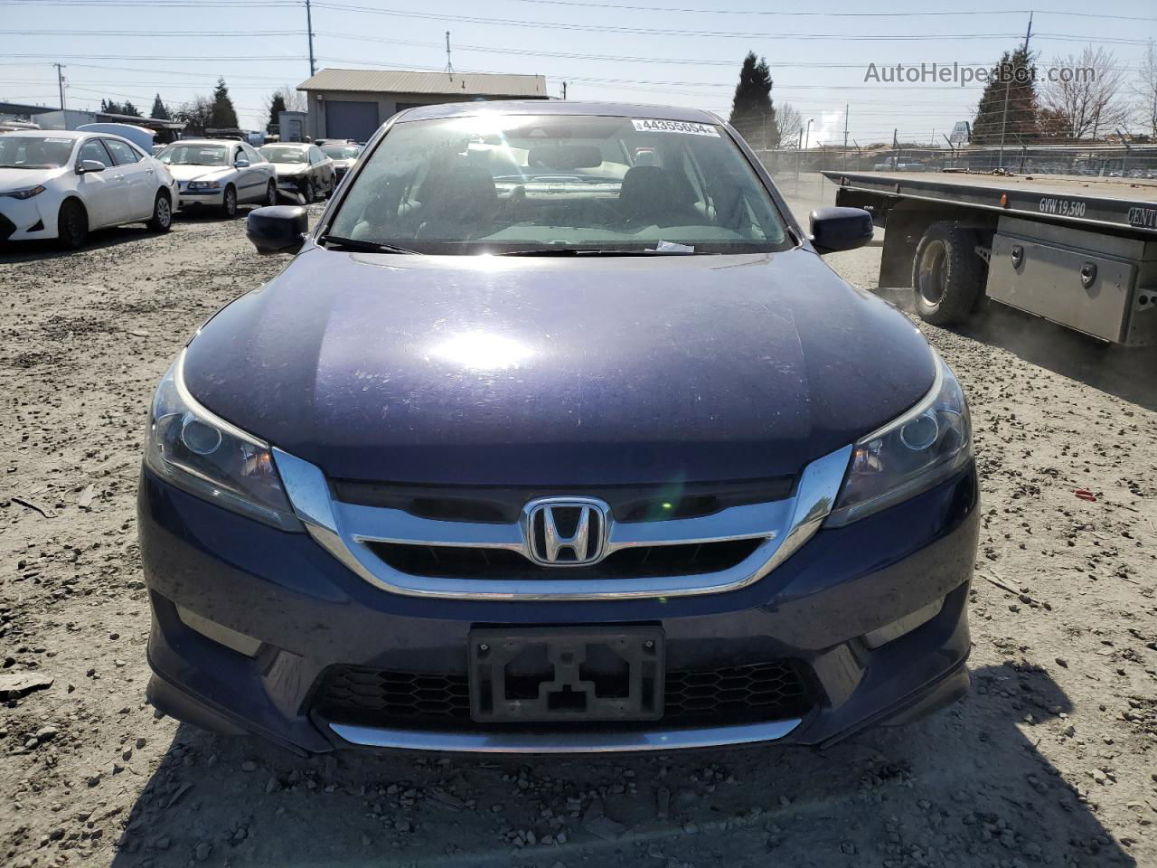 2014 Honda Accord Exl Серый vin: 1HGCR2F85EA023739