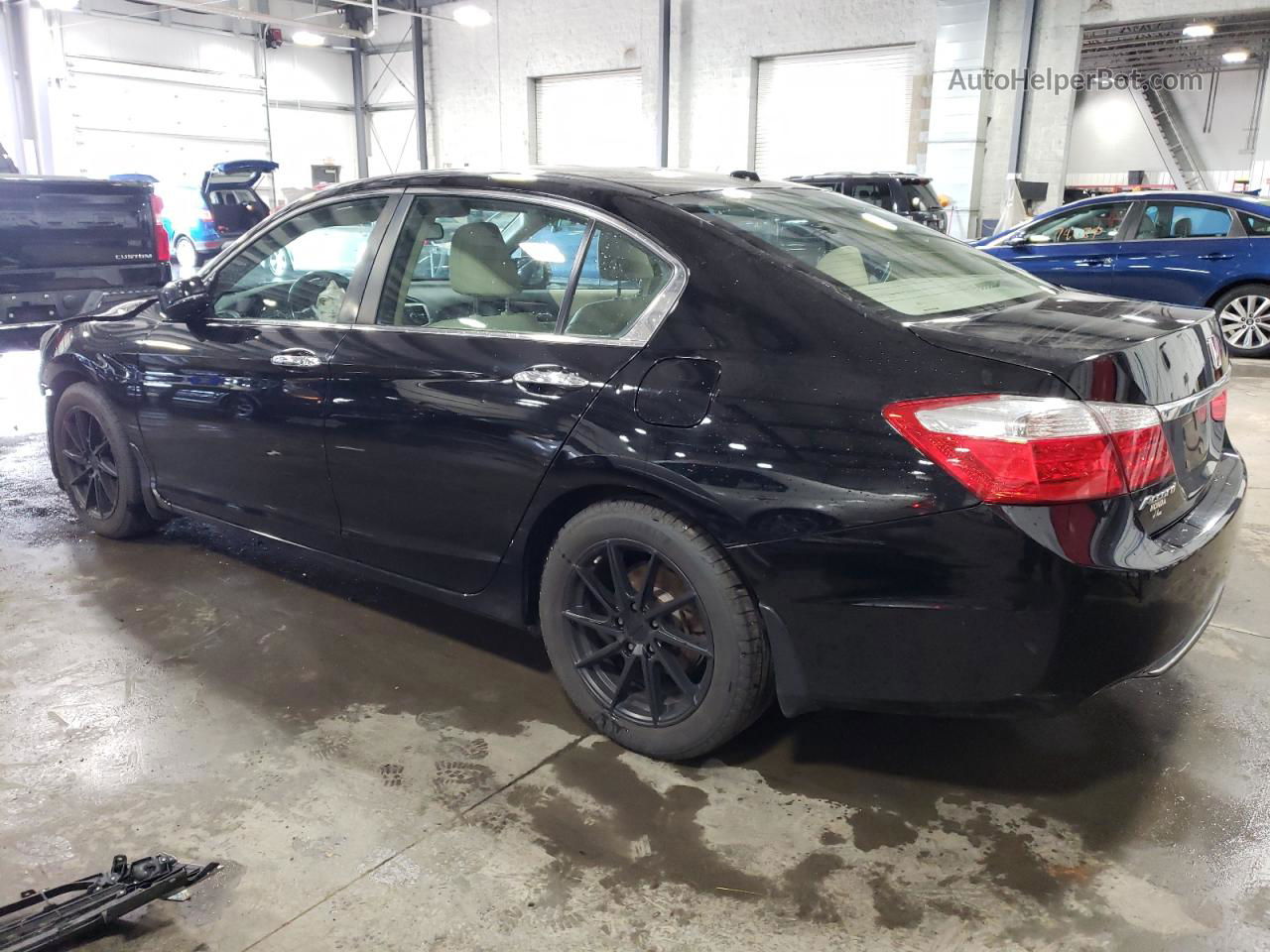 2014 Honda Accord Exl Черный vin: 1HGCR2F85EA111156