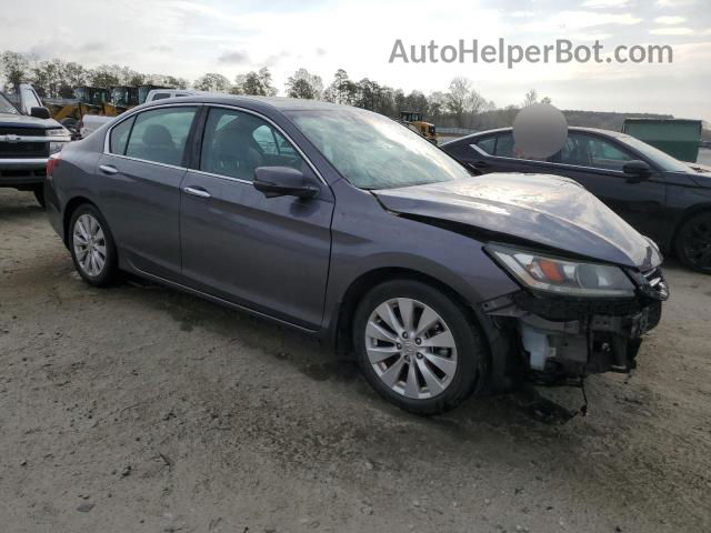 2014 Honda Accord Exl Gray vin: 1HGCR2F85EA143153