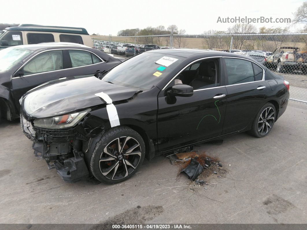 2014 Honda Accord Sedan Ex-l Black vin: 1HGCR2F85EA193602