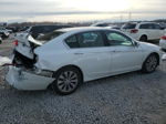 2014 Honda Accord Exl White vin: 1HGCR2F85EA195429