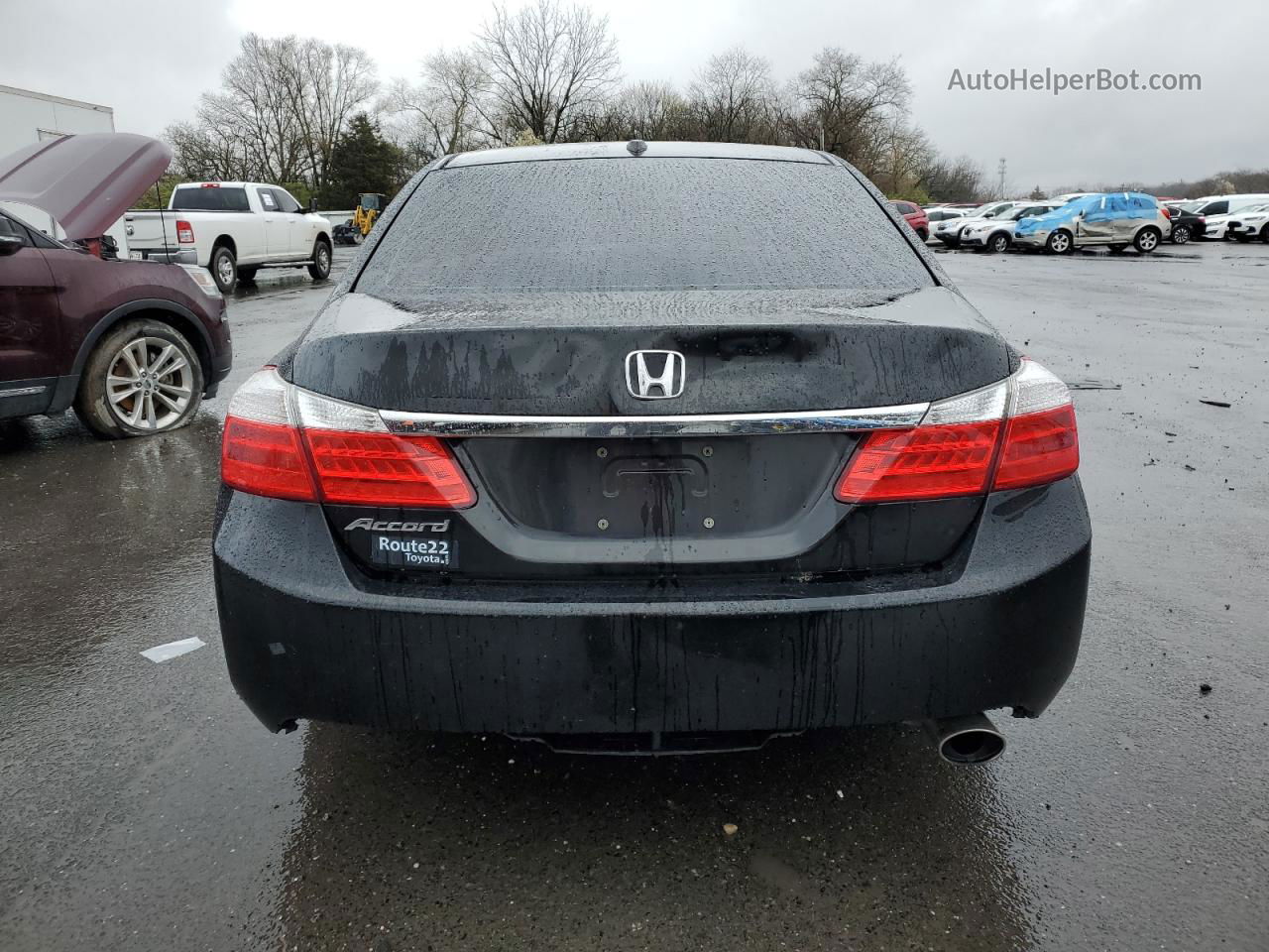 2014 Honda Accord Exl Black vin: 1HGCR2F85EA244970