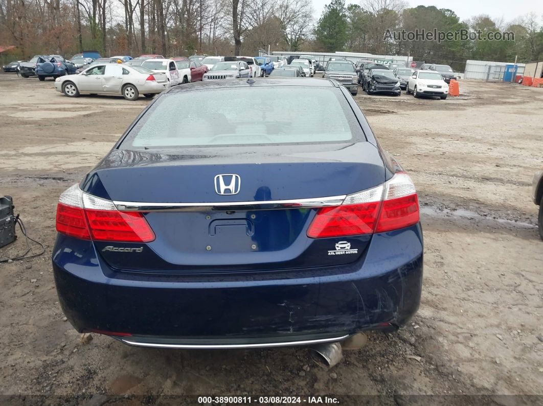 2014 Honda Accord Ex-l Dark Blue vin: 1HGCR2F85EA306609