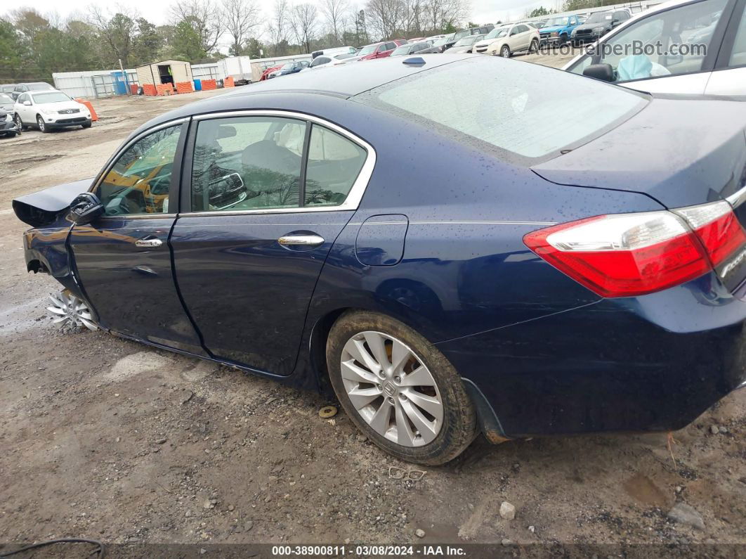 2014 Honda Accord Ex-l Dark Blue vin: 1HGCR2F85EA306609