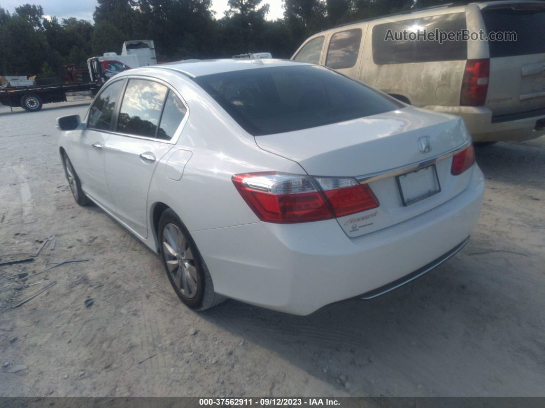 2015 Honda Accord Ex-l White vin: 1HGCR2F85FA109246