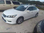 2015 Honda Accord Ex-l White vin: 1HGCR2F85FA109246