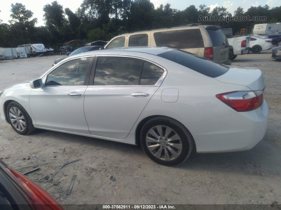 2015 Honda Accord Ex-l White vin: 1HGCR2F85FA109246