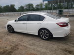 2017 Honda Accord Exl White vin: 1HGCR2F85HA041212