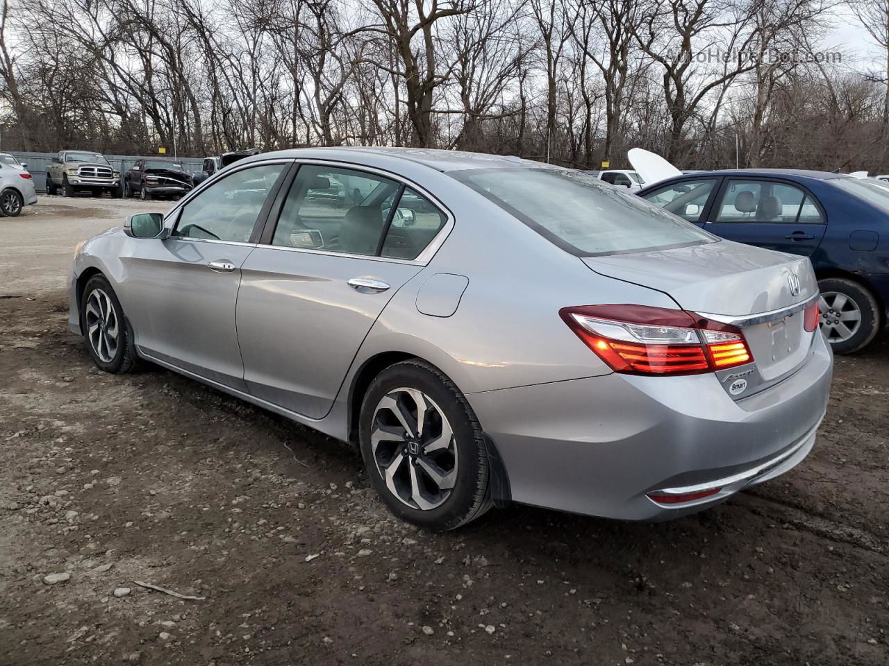 2017 Honda Accord Exl Silver vin: 1HGCR2F85HA047785