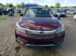 2017 Honda Accord Exl Бордовый vin: 1HGCR2F85HA117513