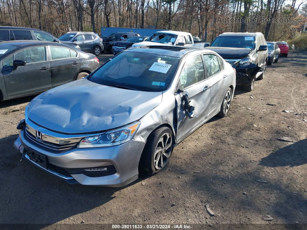 2017 Honda Accord Ex-l Silver vin: 1HGCR2F85HA250868