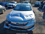 2017 Honda Accord Ex-l Silver vin: 1HGCR2F85HA250868