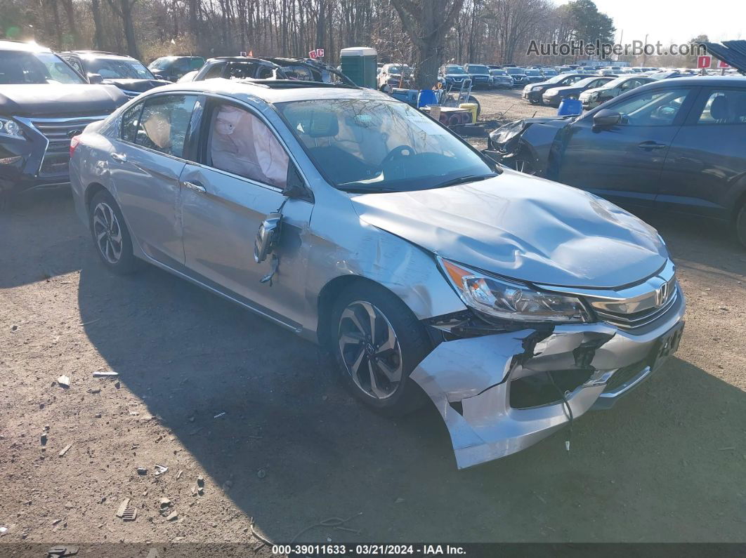 2017 Honda Accord Ex-l Silver vin: 1HGCR2F85HA250868