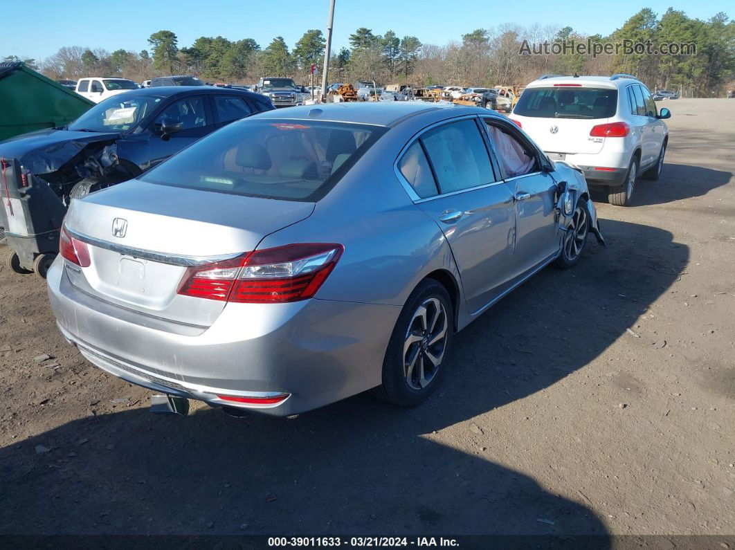 2017 Honda Accord Ex-l Silver vin: 1HGCR2F85HA250868