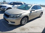 2014 Honda Accord Ex-l Beige vin: 1HGCR2F86EA013334