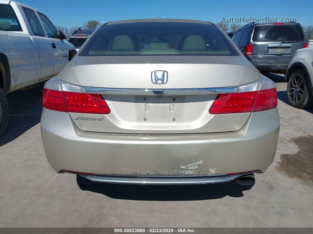 2014 Honda Accord Ex-l Beige vin: 1HGCR2F86EA013334