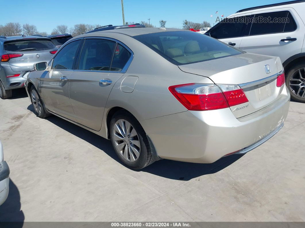 2014 Honda Accord Ex-l Beige vin: 1HGCR2F86EA013334