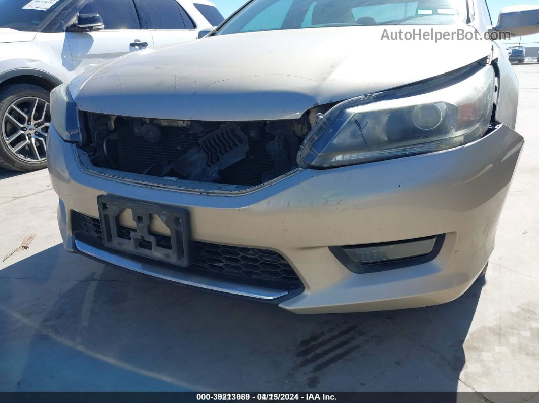 2014 Honda Accord Ex-l Бежевый vin: 1HGCR2F86EA013334